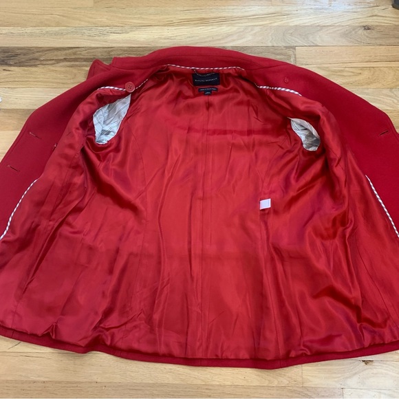 Banana Republic Wool Peacoat Red Wool Size Large - Picture 4 of 14